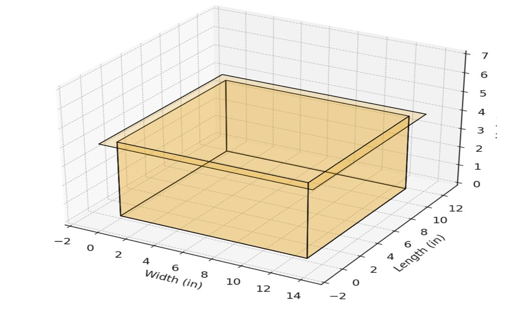 Custom made clear acrylic ceiling cover box