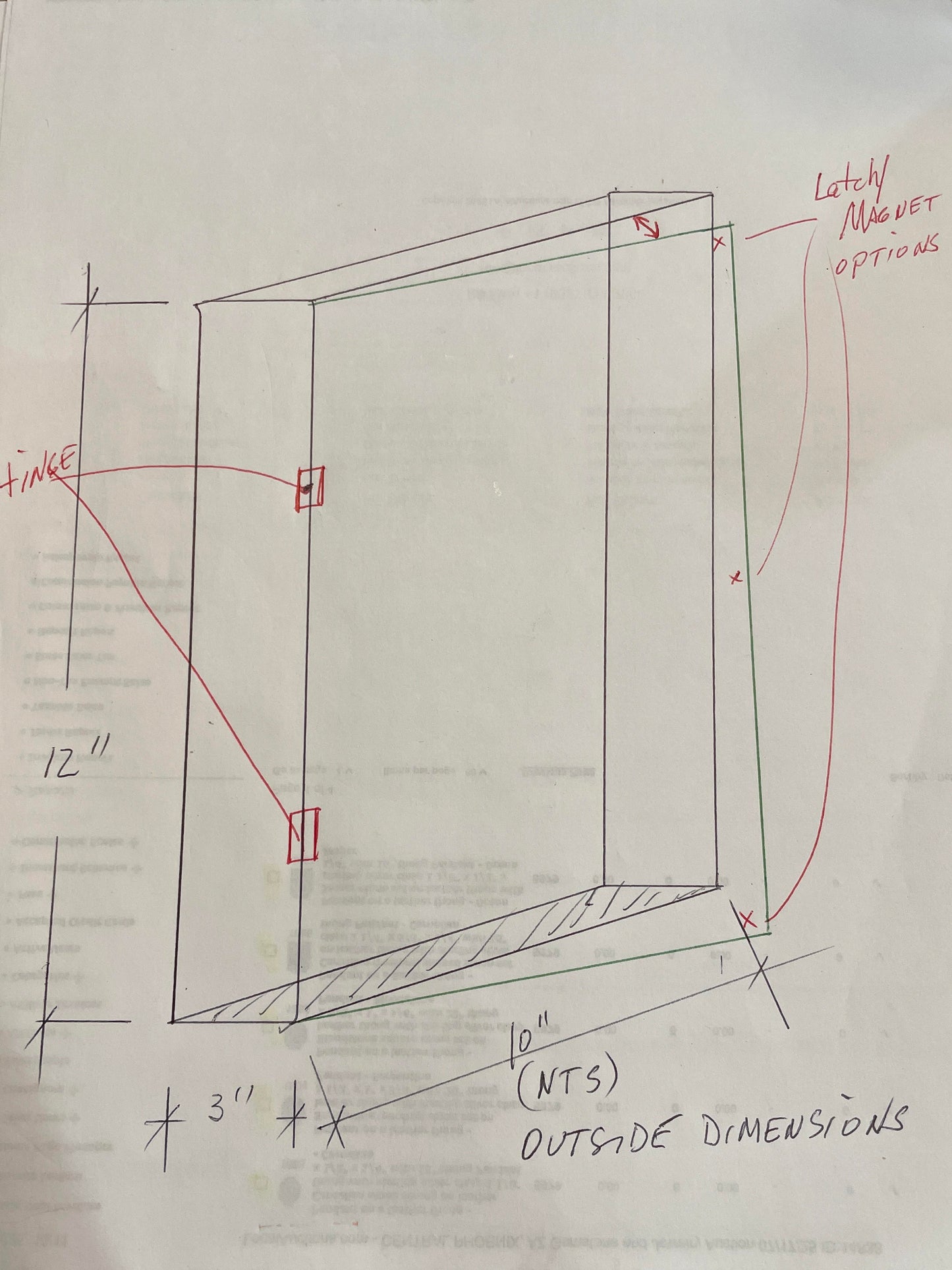 Custom Made Clear Acrylic Hinged Wall Case