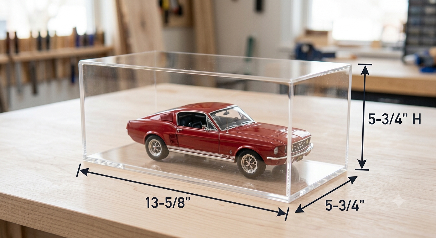 Custom Made Clear Thin Acrylic Display Cases