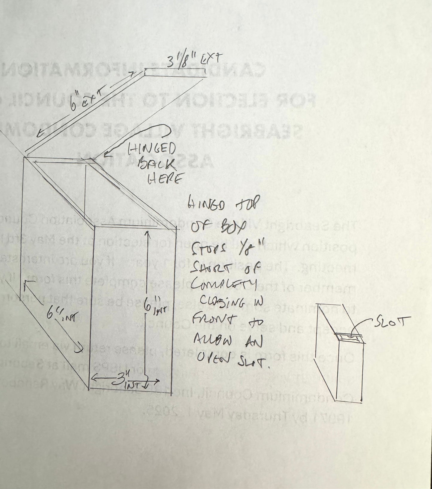 Custom Made White Acrylic Box - Pill Pack With Slot