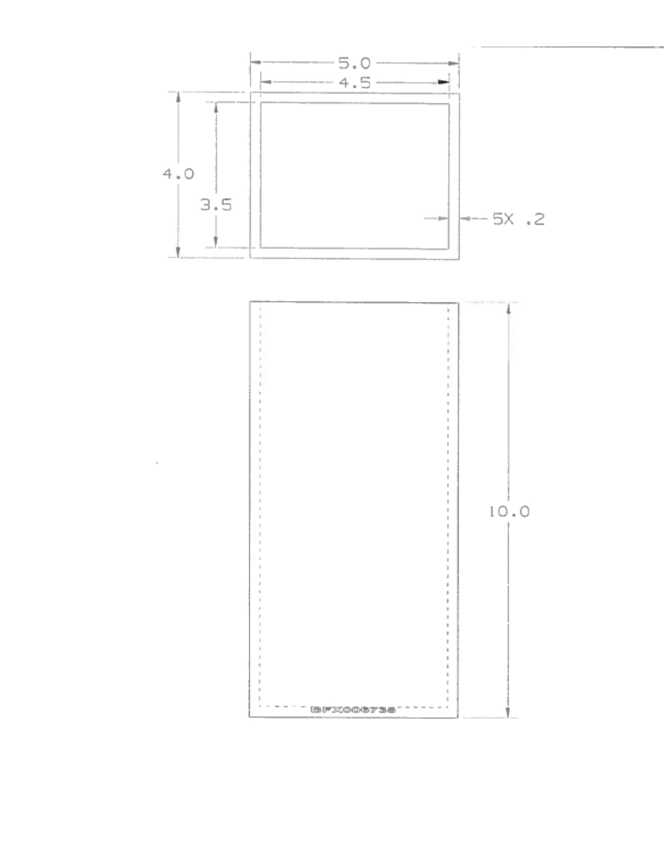 Custom made lab acrylic testing box