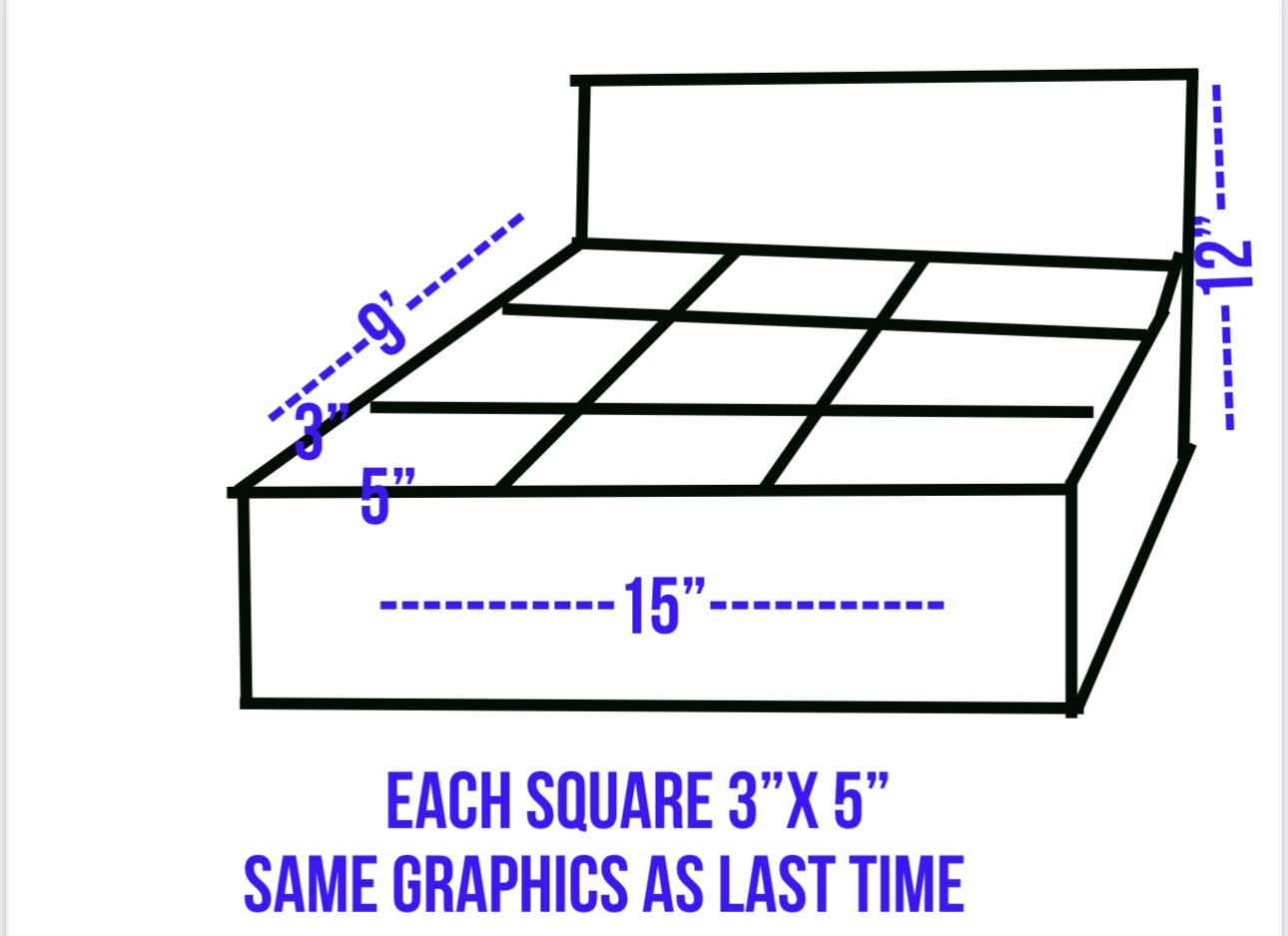 Custom Made Acrylic Display With UV Printed Logo