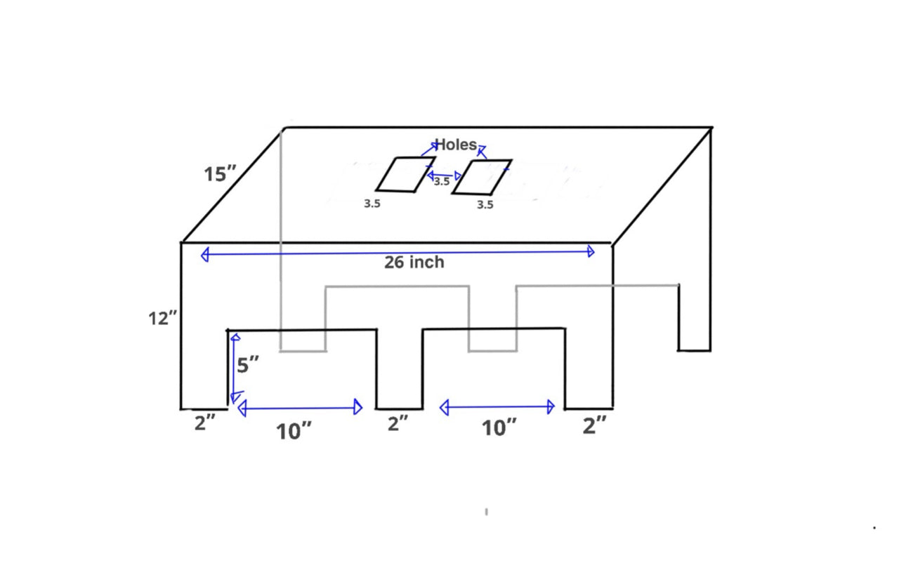 Customized Acrylic Scale Cover - Box