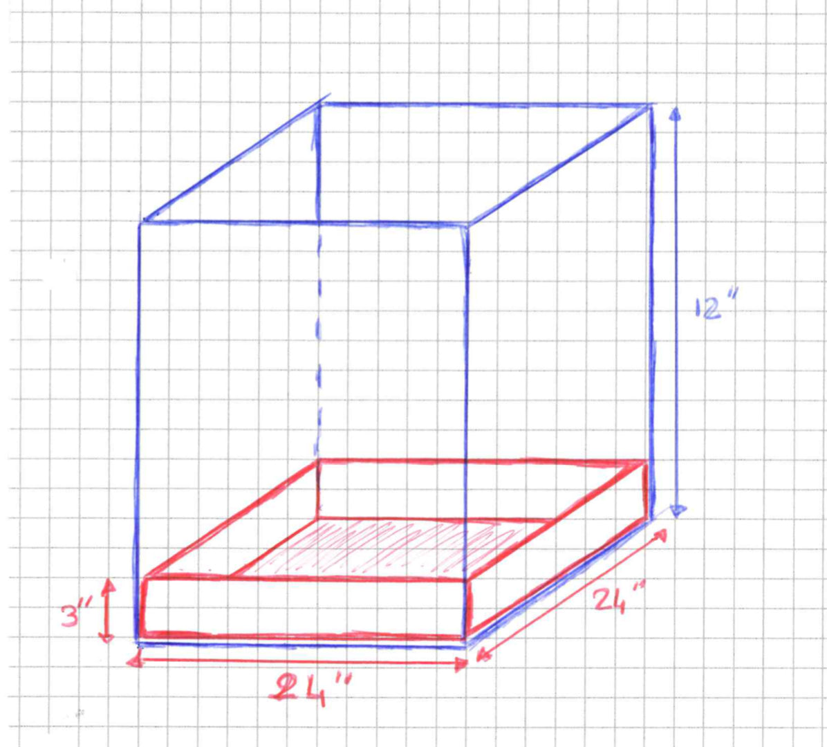 Custom Made Clear Acrylic Box With White Base Tray