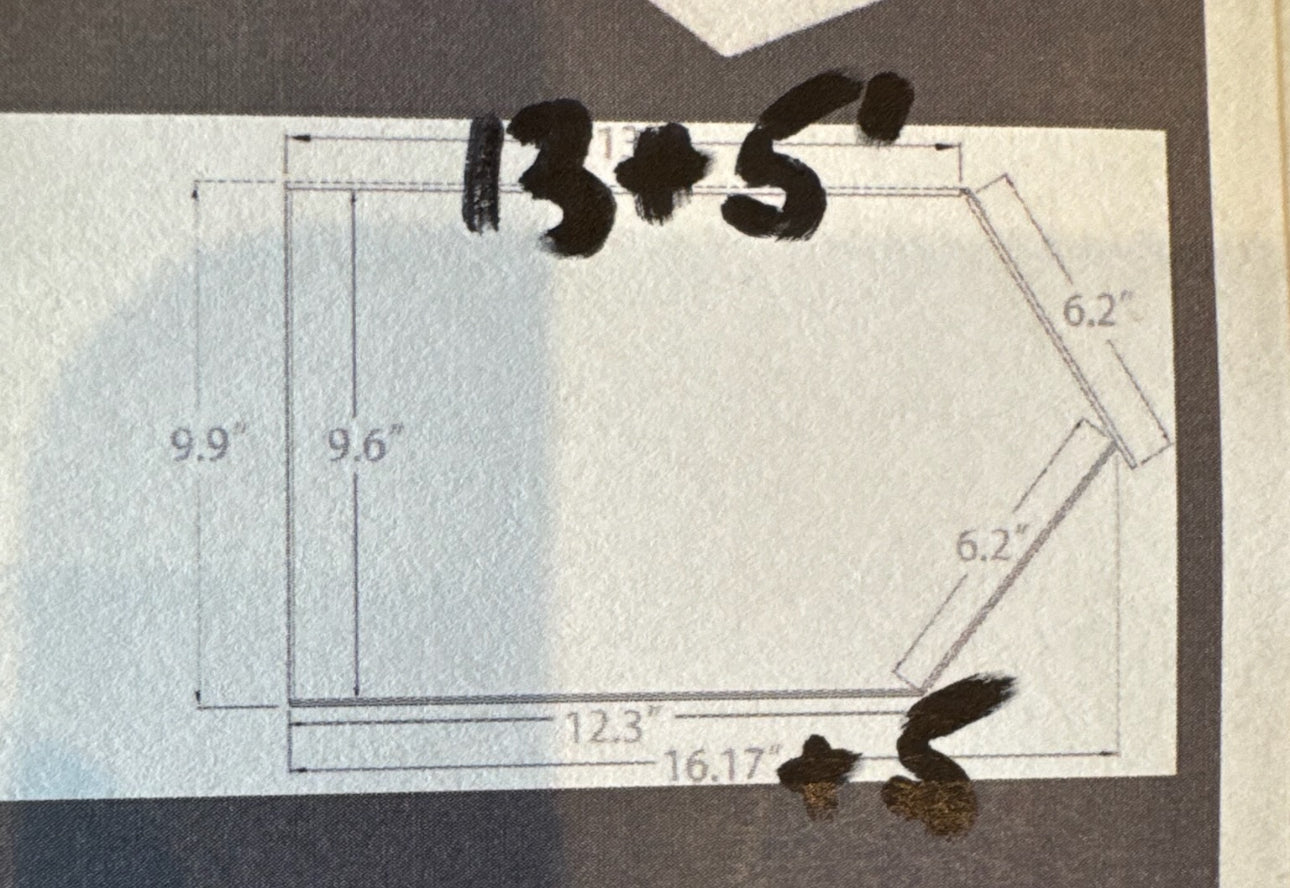Set of (2) Custom Made Clear Acrylic Candy / Condiment Bins