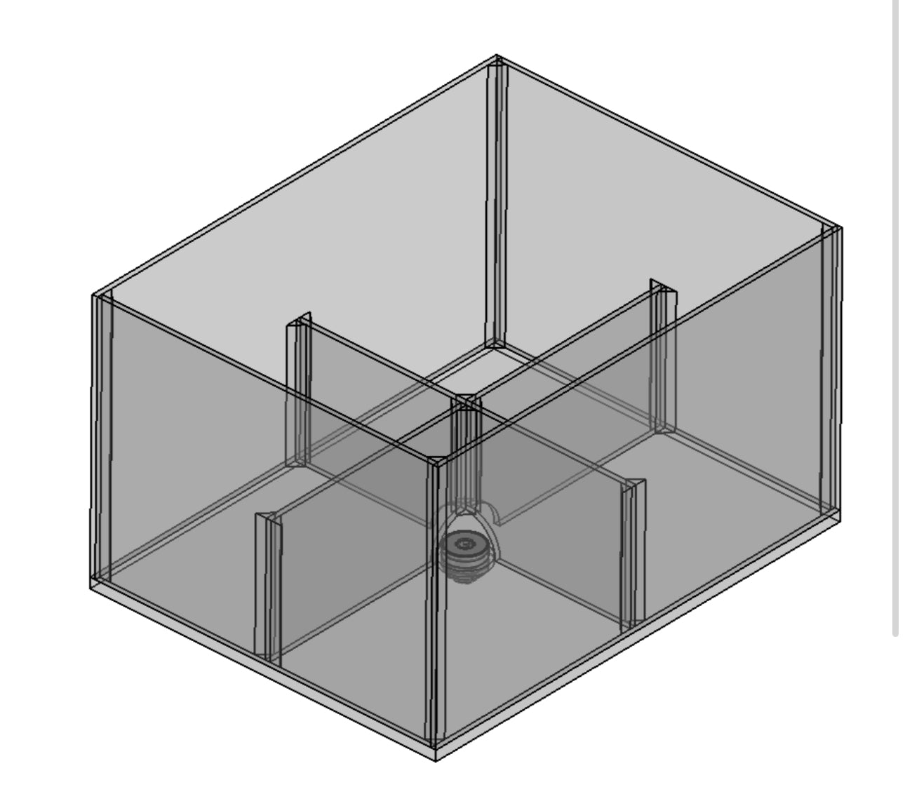 Custom Made Acrylic Liquid Storage Basins