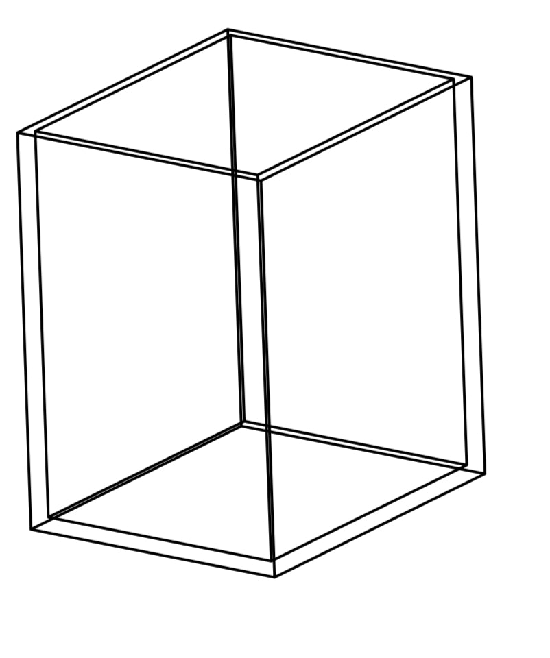 Watertight Acrylic Box Interior Dimensions 3/8" thick