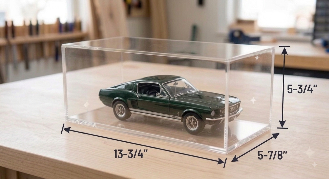 Custom Made Clear Acrylic Display Cases