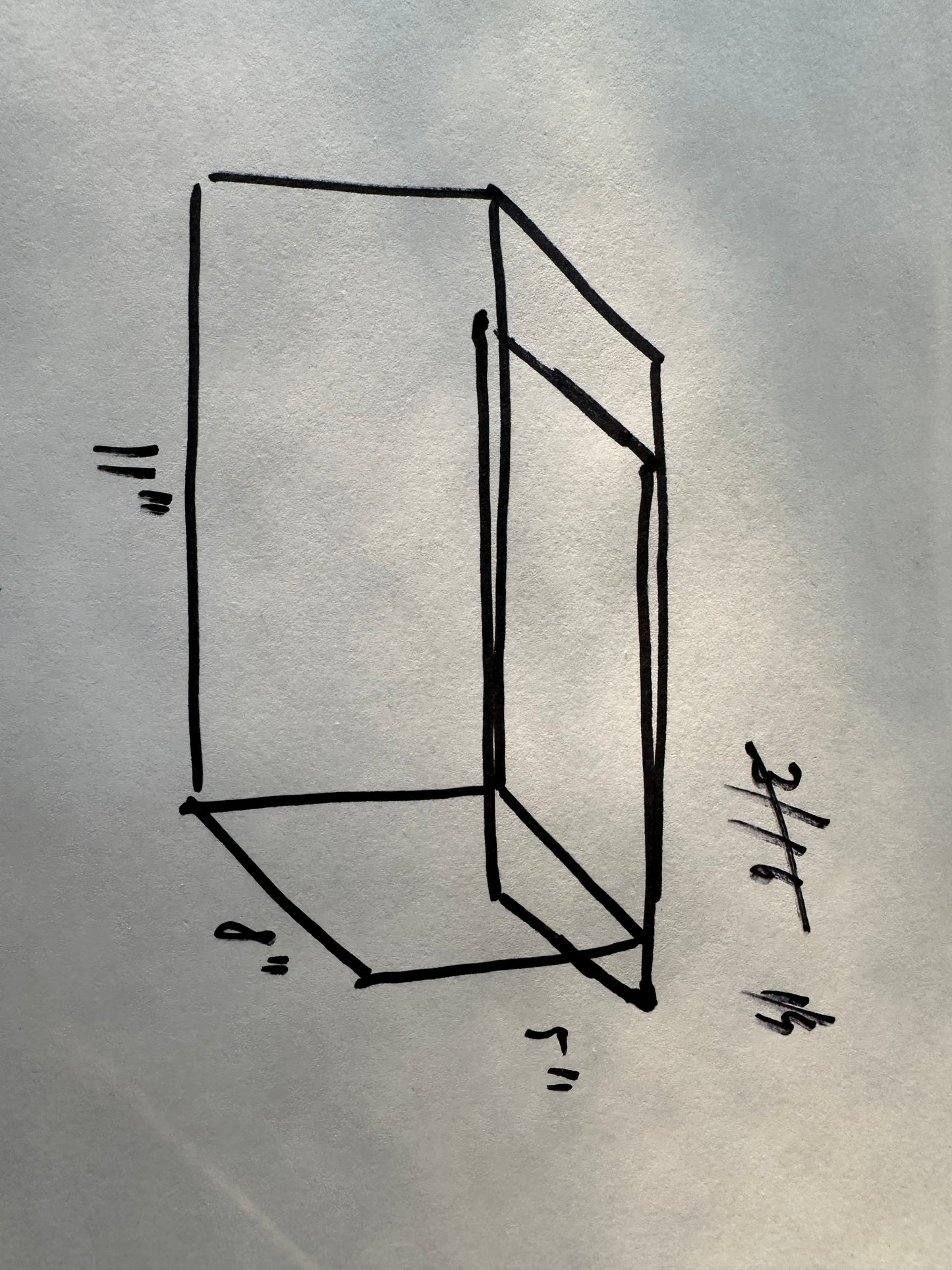 Custom Made Clear Acrylic Box With Sliding Top Lid