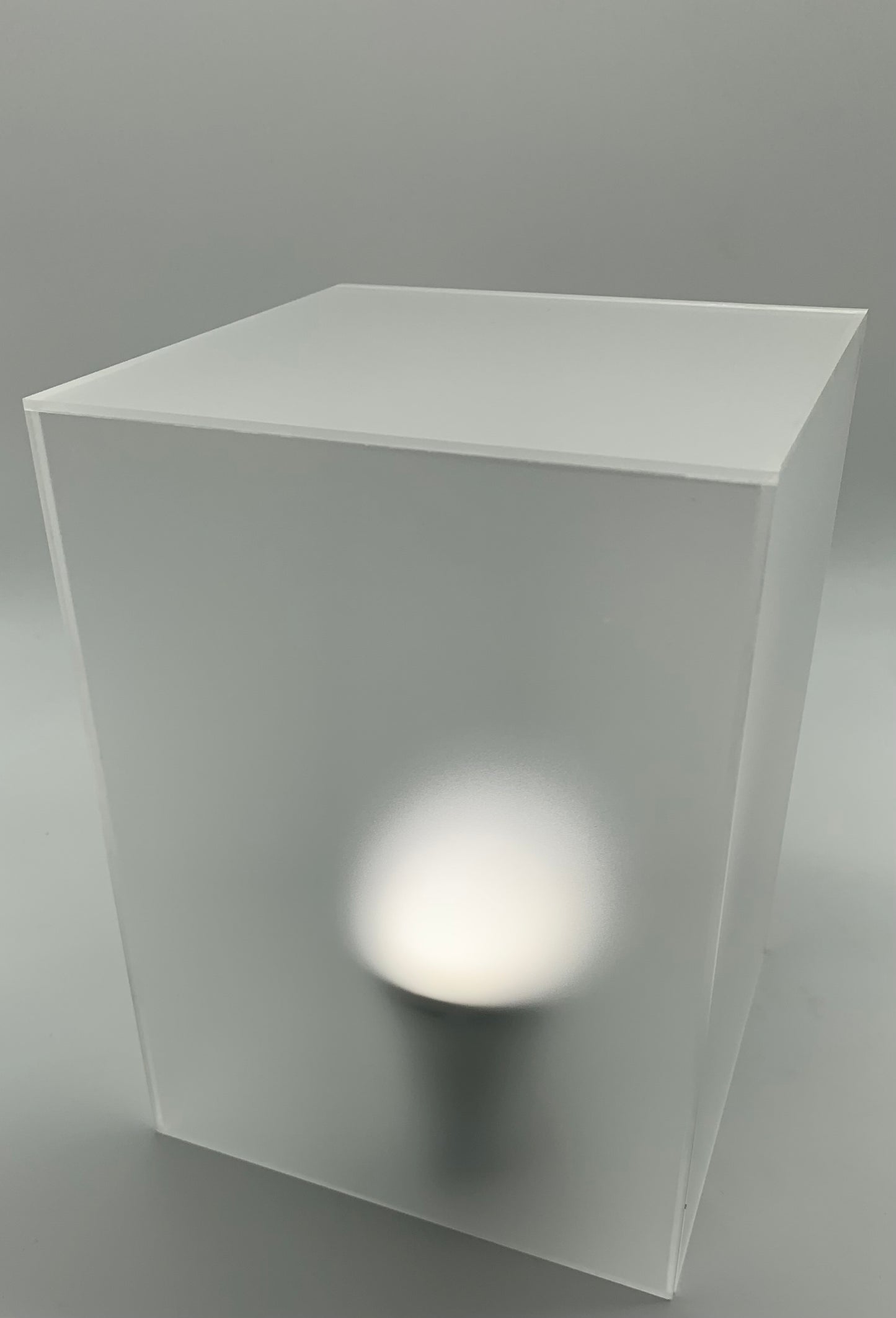 Frosted Acrylic Display Case, Box - Custom Size