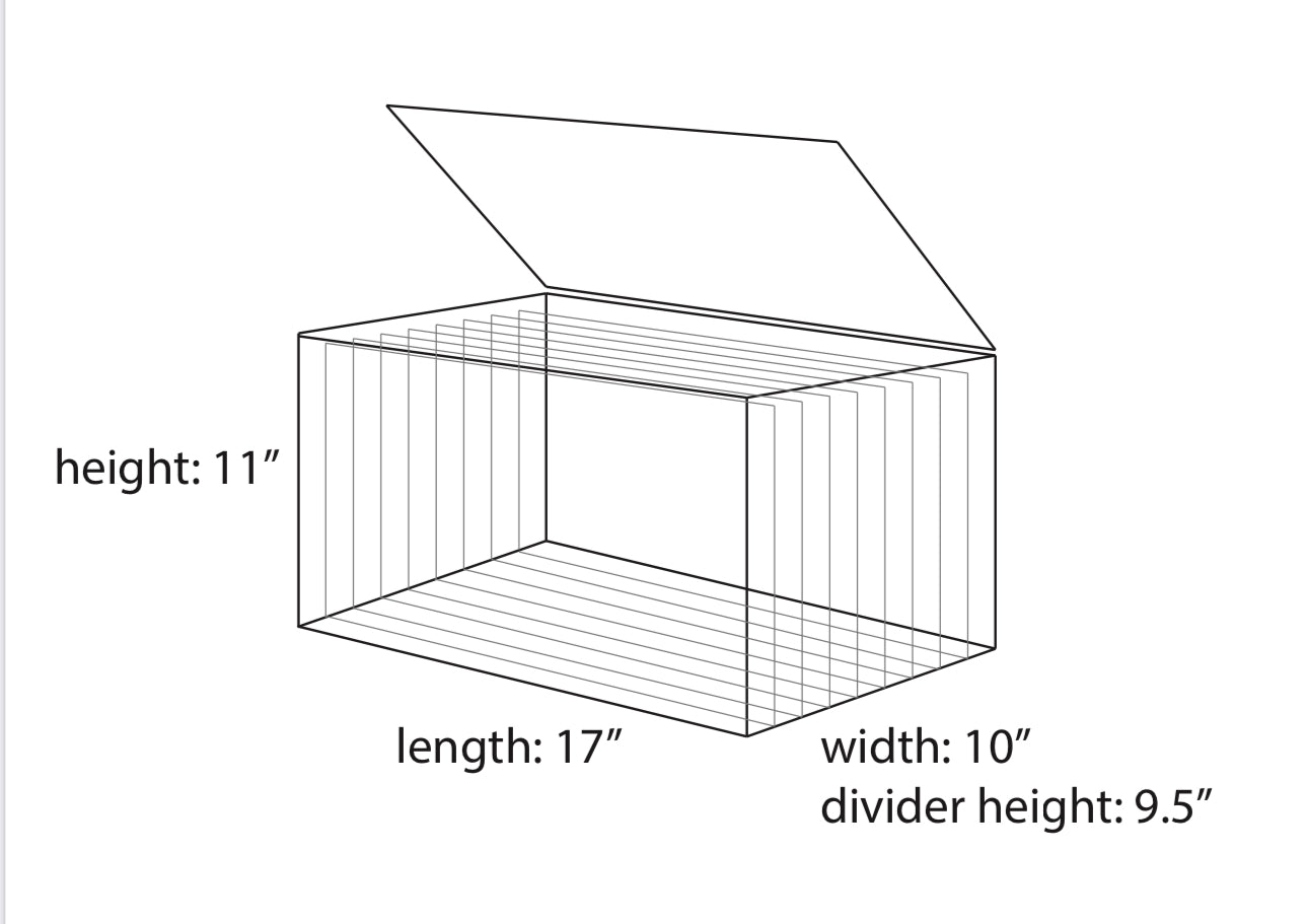 Modern Custom Made Acrylic Sample Library Box