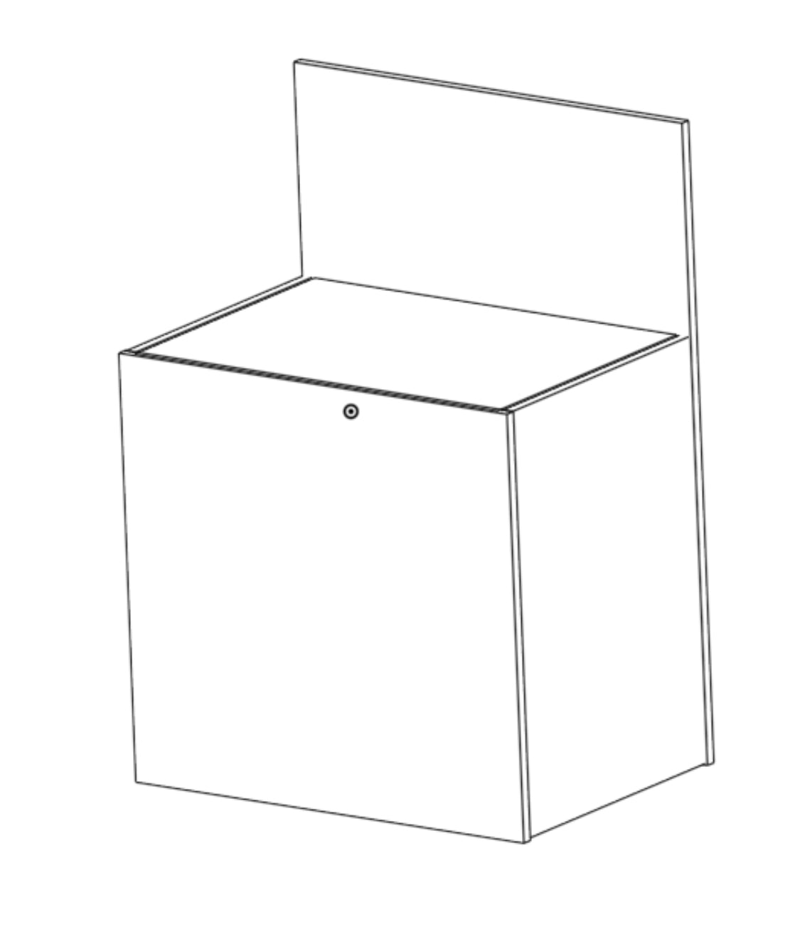 Custom Acrylic Box With UV Printed Graphics Per Customer Drawing