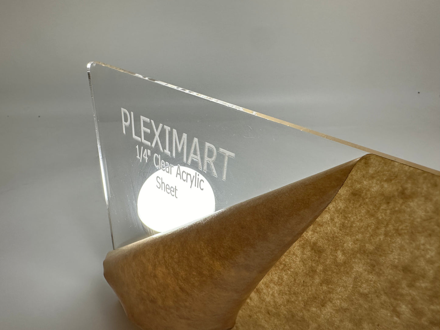 1/4" Thick Clear Acrylic Plexiglass Sheet - Cut To Size