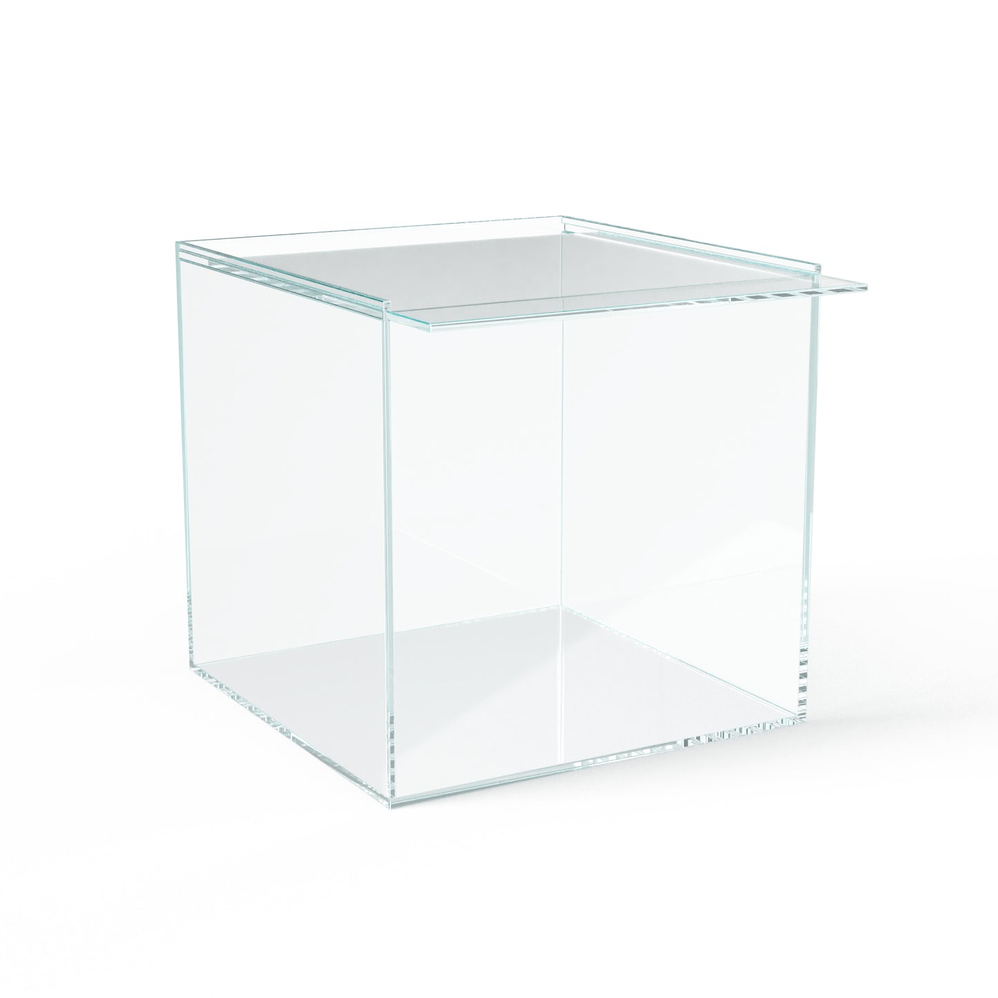 Custom Made Clear Acrylic Box With Sliding Top
