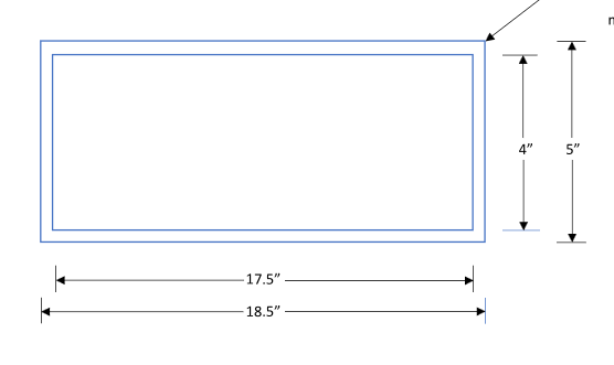 Custom 5 Sided Acrylic Box With Lip For Surface Mounting