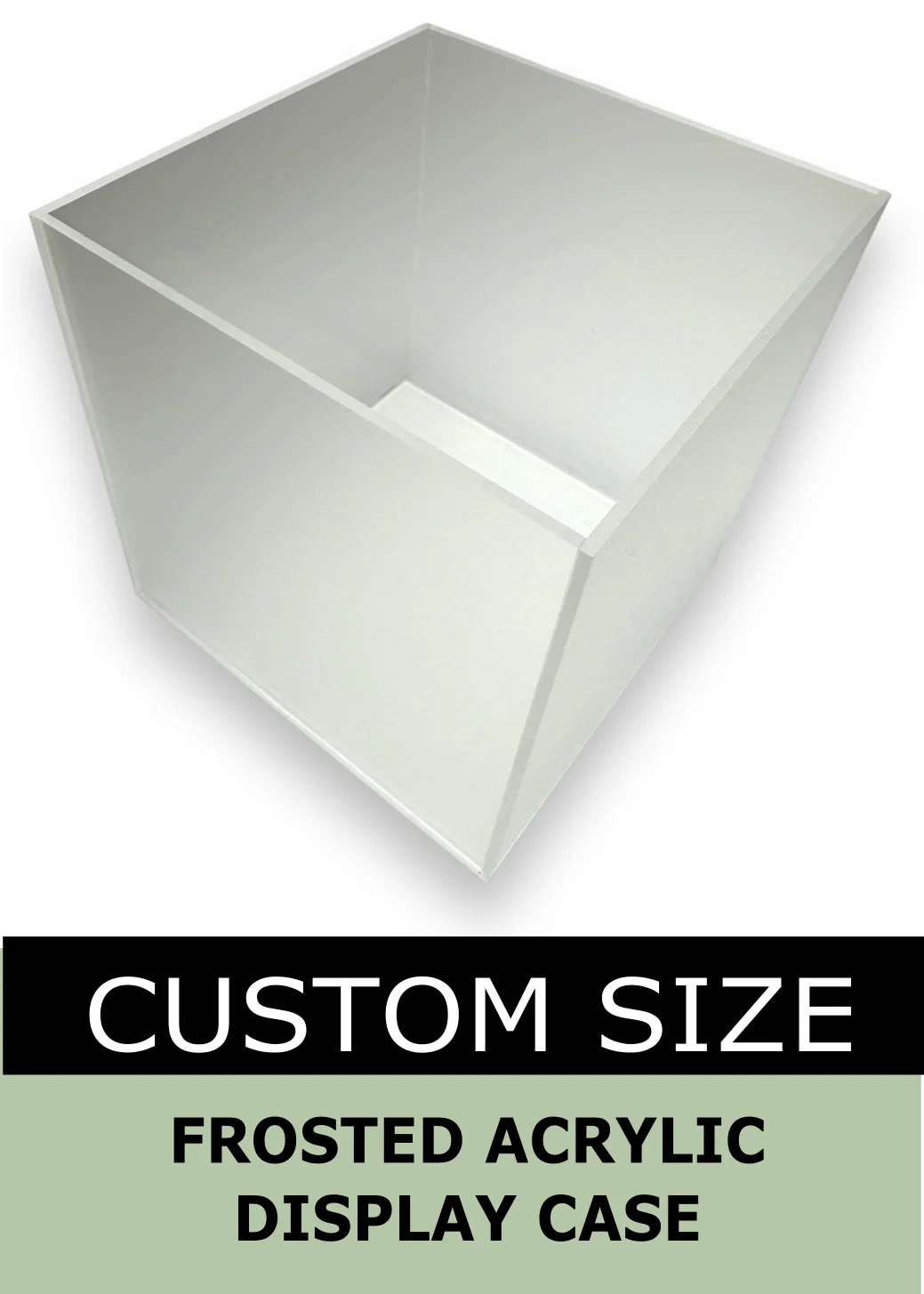 Frosted Plexiglass Case With A Camlock