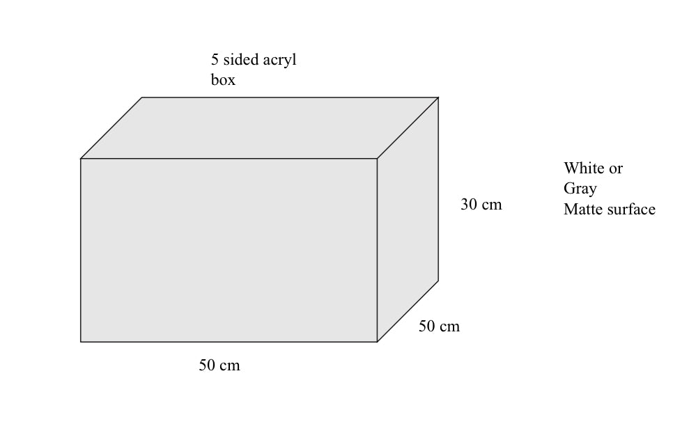 Custom Made White Acrylic Box