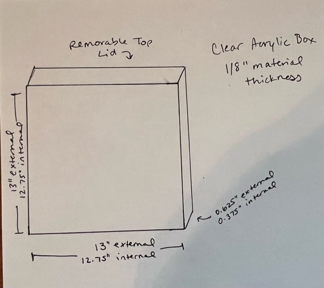 Custom Acrylic Case For Vinyl Album