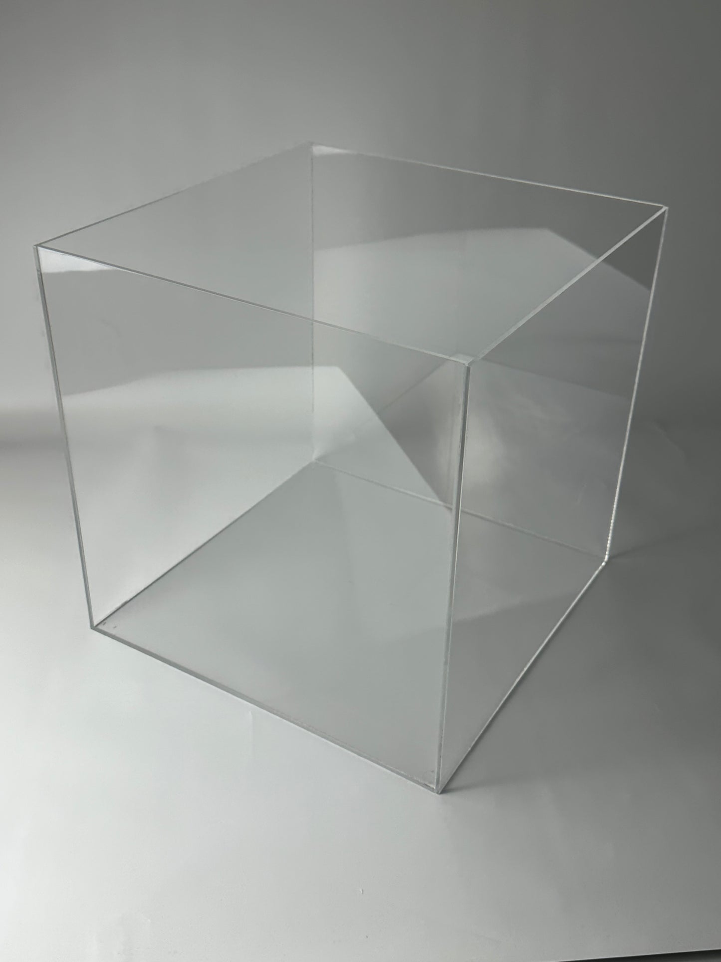 Custom made 5 sided acrylic box