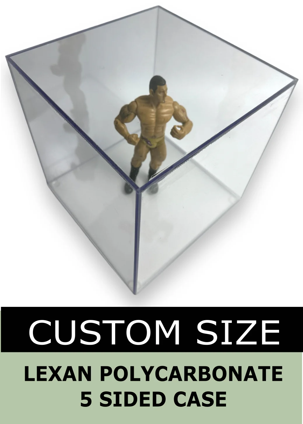 Custom Made Clear Heavy Duty Polycarbonate Boxes 1/4" thick