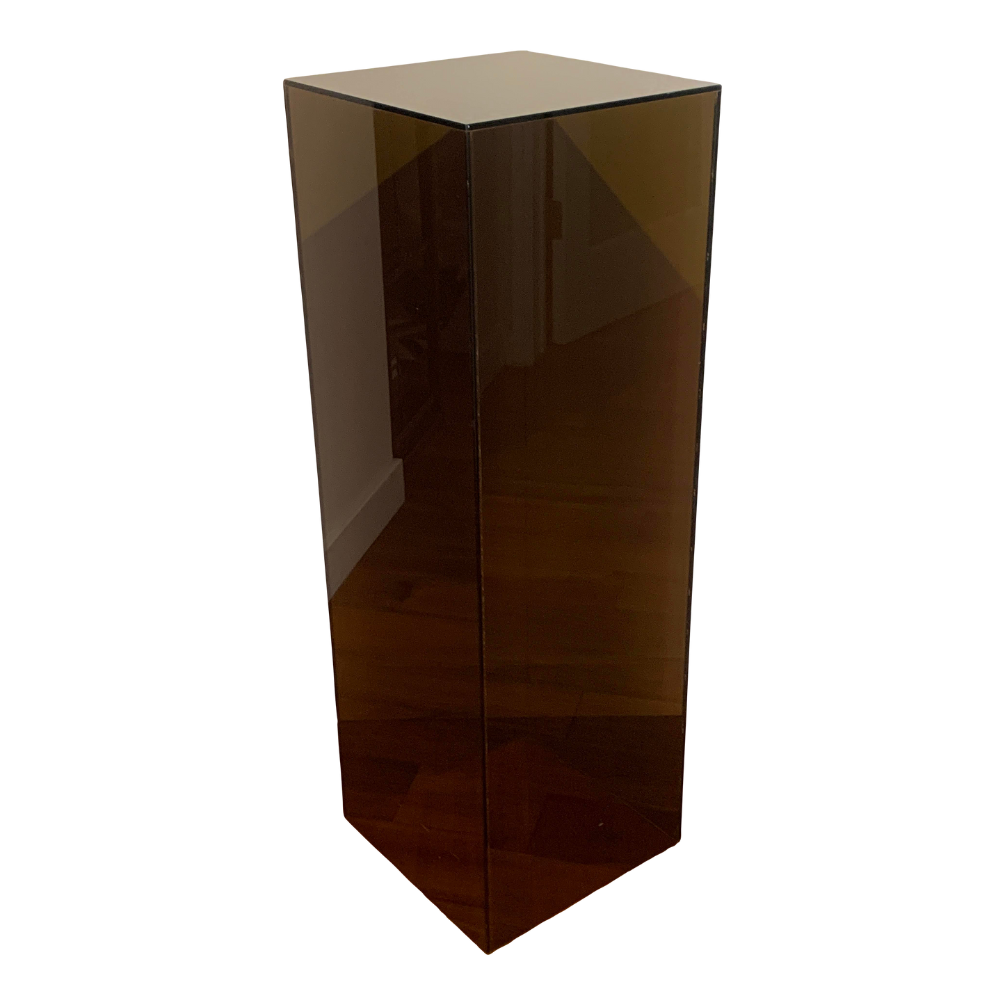 Custom Made Smoked Black Acrylic Pedestals