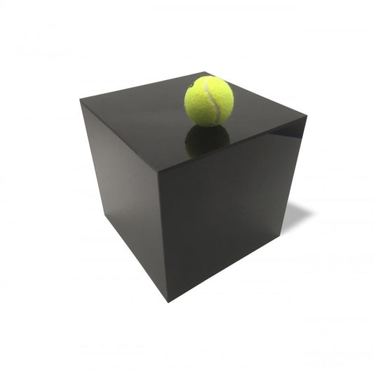 1/8" Thick Black Acrylic 5-Sided Box