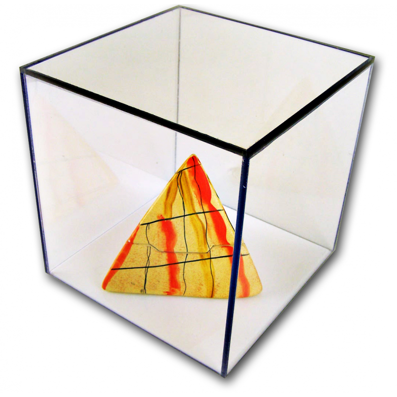 1/4" Acrylic Display Boxes W/ White Bases