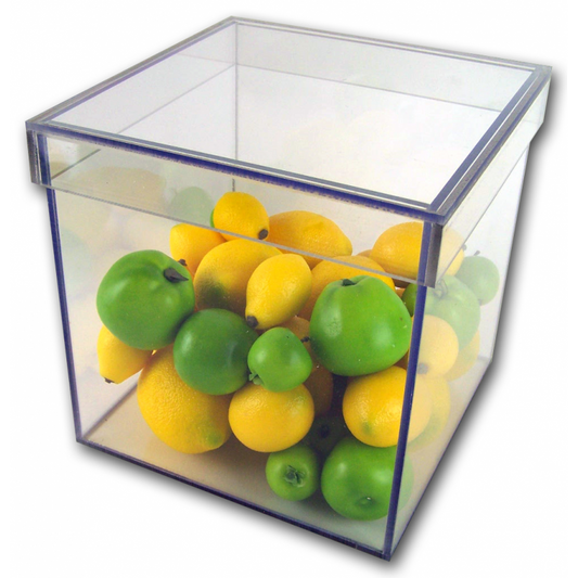 1/4" Thick Acrylic Box w/ Shoebox Lid