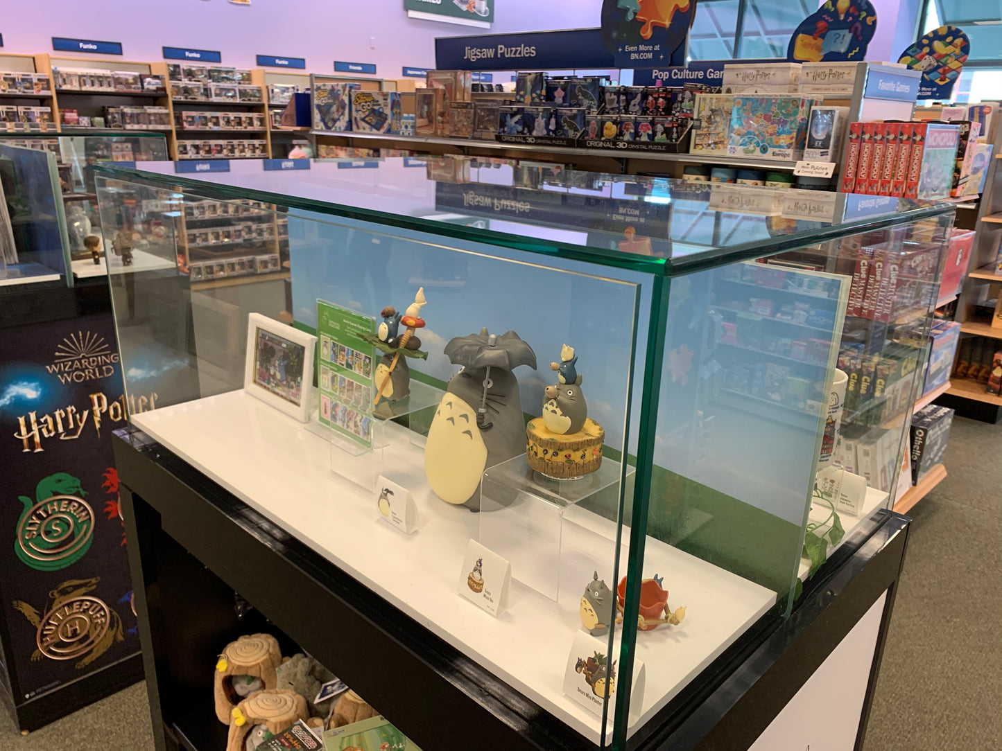 Clear Green Glass Acrylic Display Case - Custom Size