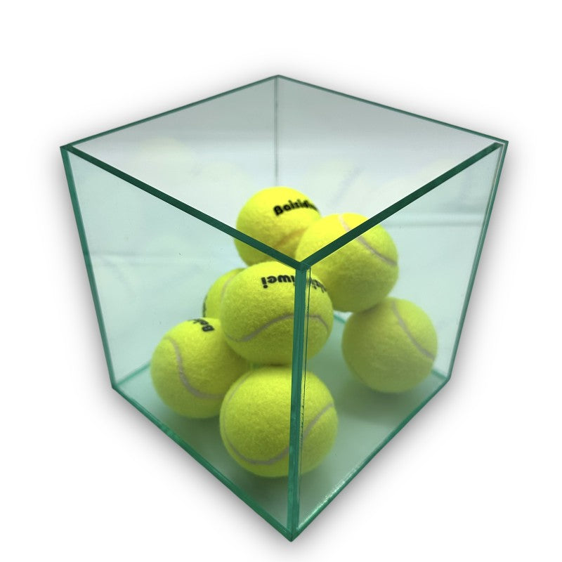 Clear Green Glass Acrylic Display Case - Custom Size