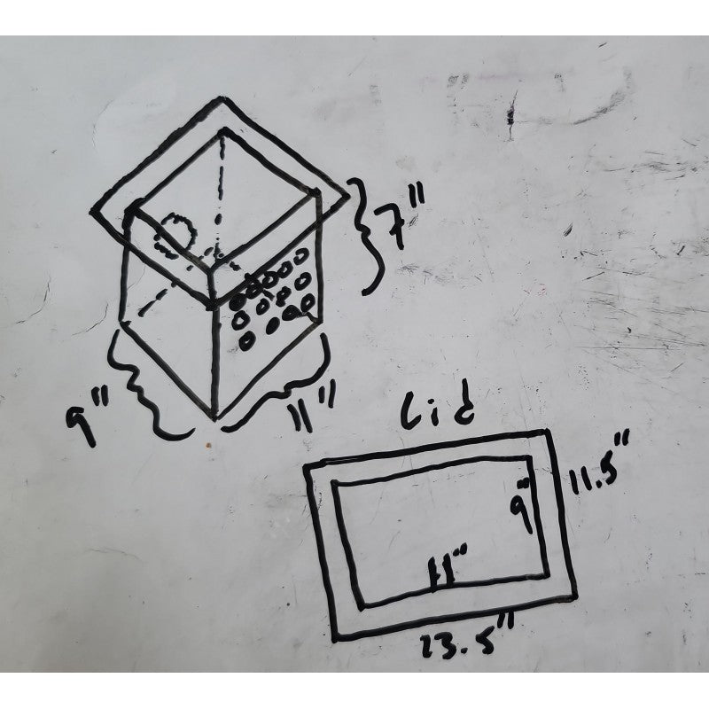 Custom Made Acrylic Box - Speaker Cover - Protector