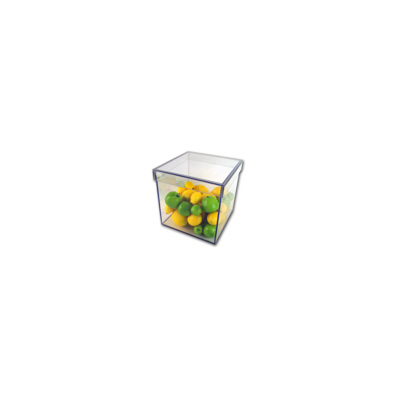 Set of 10 Clear Custom Made Acrylic Boxes With Shoe Style Top Lid