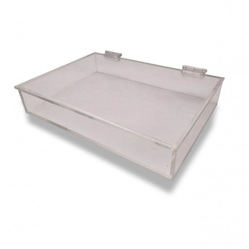 Set Of (3pcs) Custom Made Clear Acrylic Boxes With Top Lid And Hasp