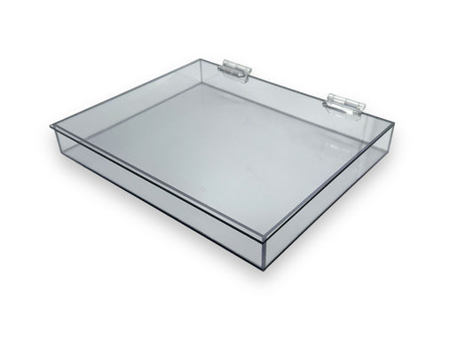 Custom made acrylic boxes with lids available!