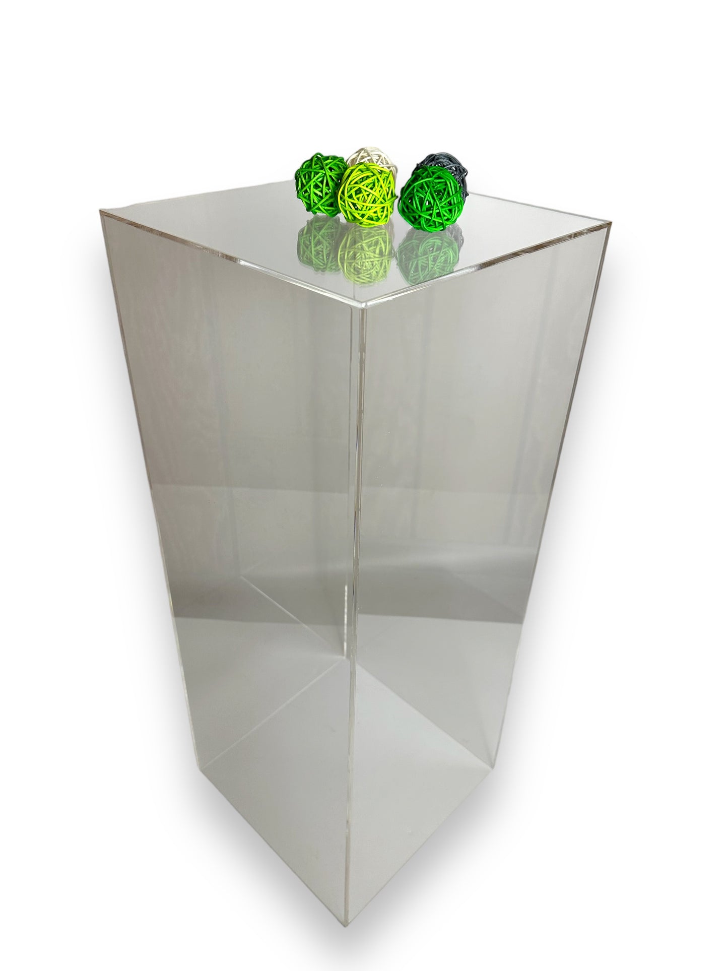 Custom Made Clear Acrylic Pedestal 1/4” Thick