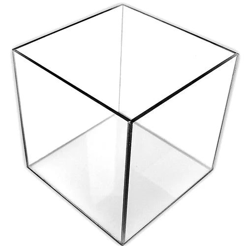 Set of 3 Clear 5 Sided Acrylic Display Boxes