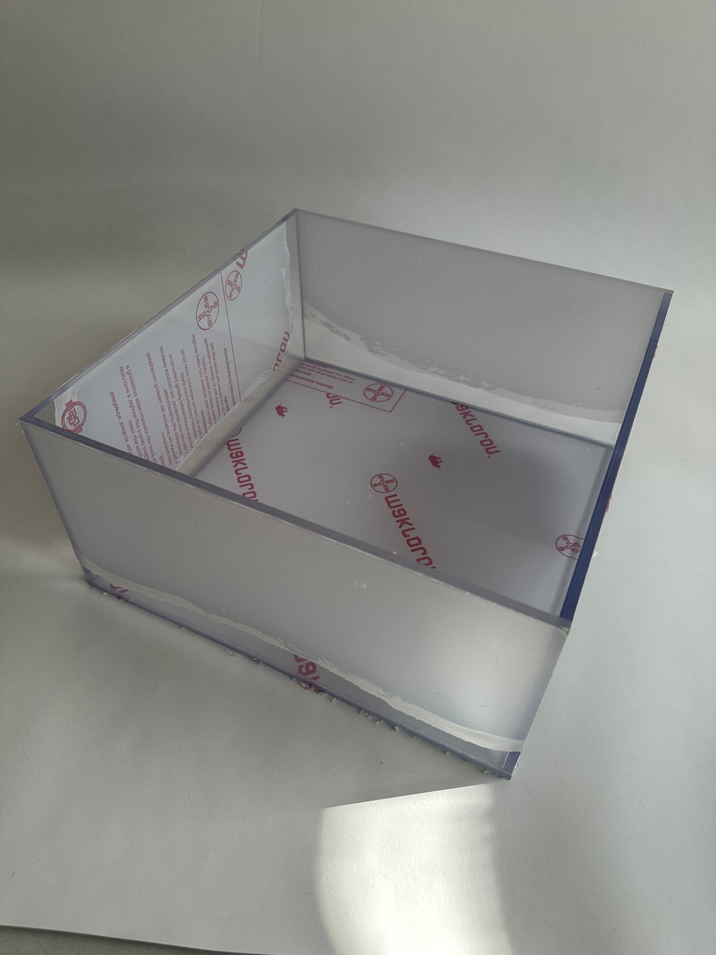 Custom Made 5 Sided Lexan Polycarbonate Display Cases