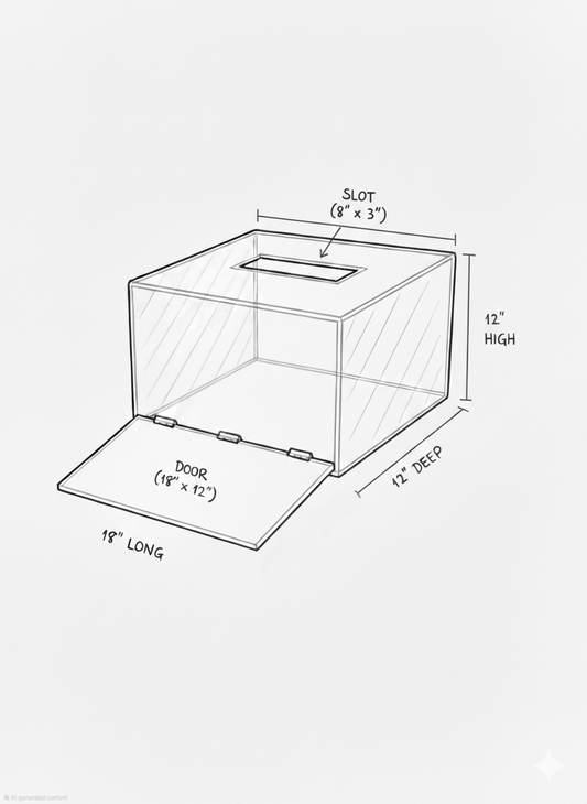 Custom Enclosure Lexan Polycarbonate Box With Slot And Camlock