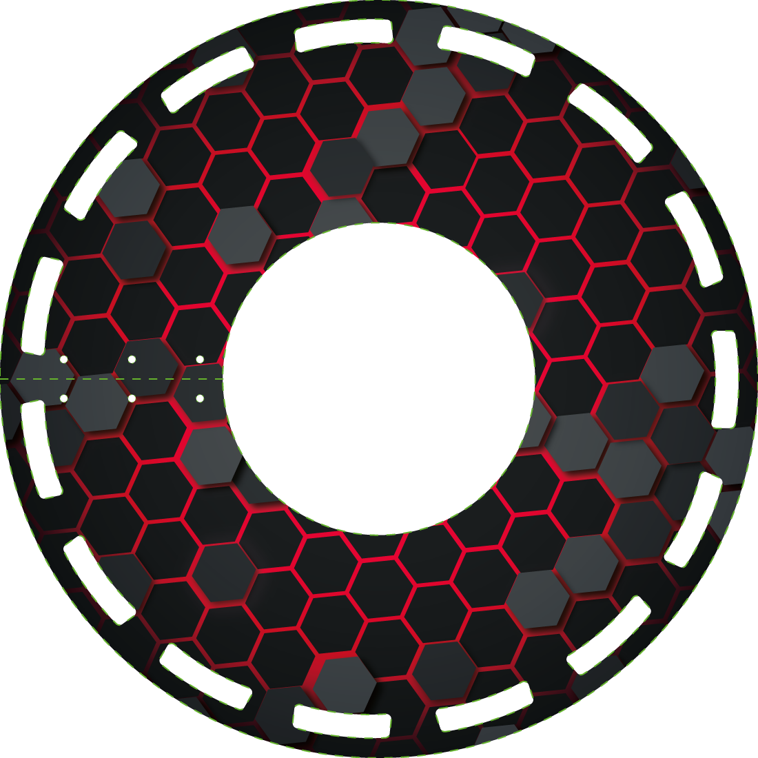 Custom Acrylic Laser Cut - UV Printing Circles