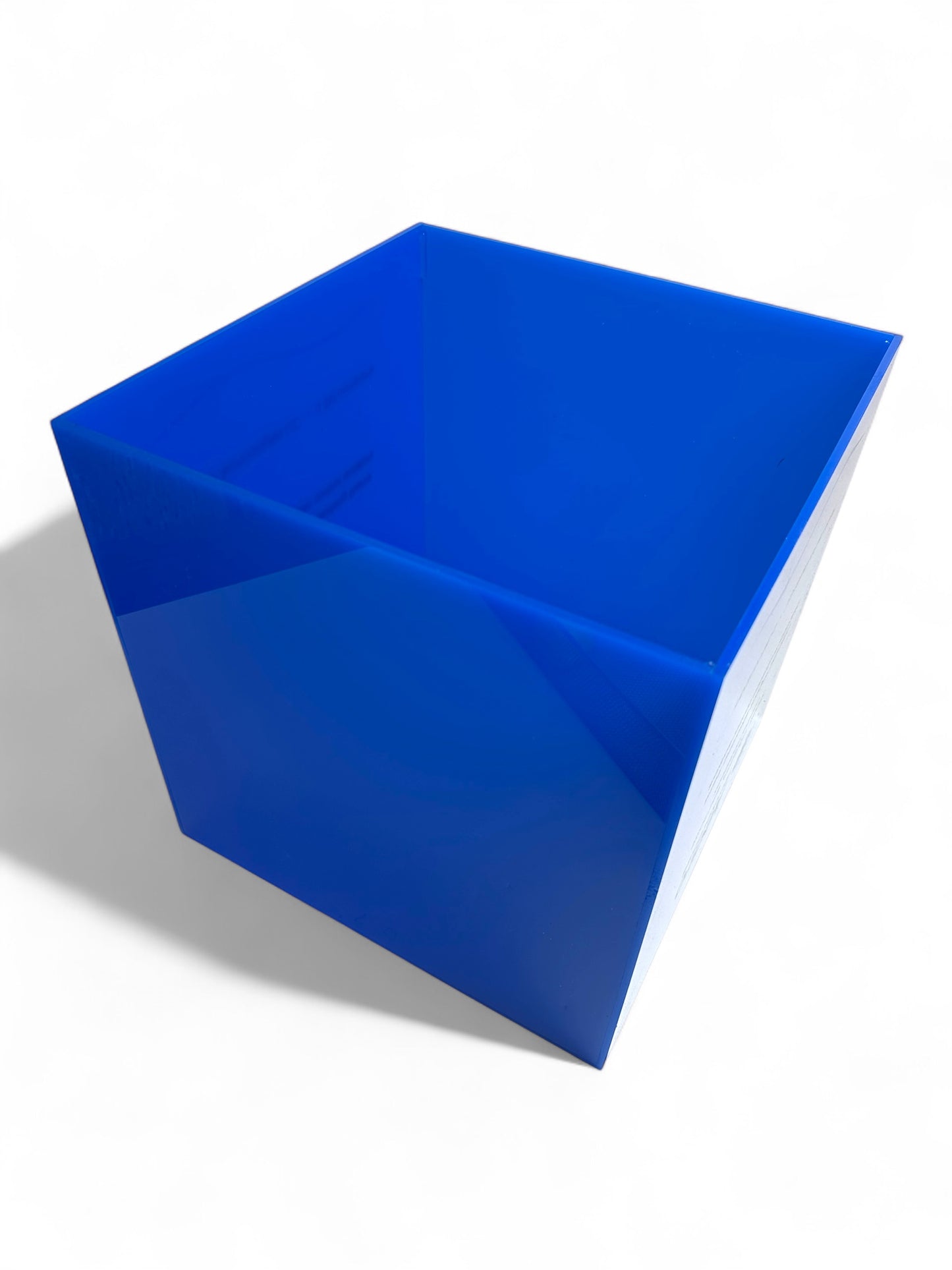 Custom Made Blue Acrylic Display Box