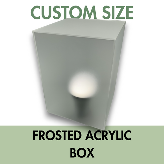 Frosted Acrylic Box - Custom Size