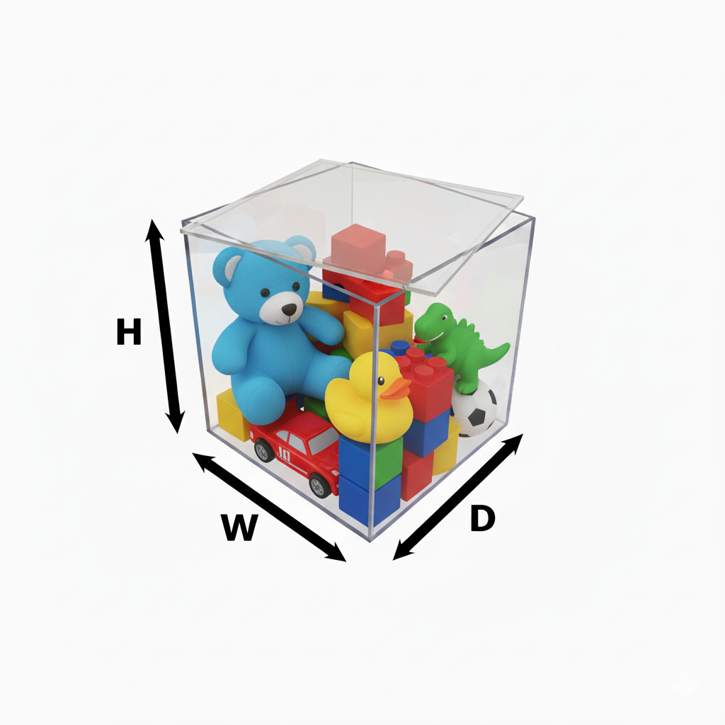 We have on stock clear acrylic display boxes 1/4" thick with removable top lids