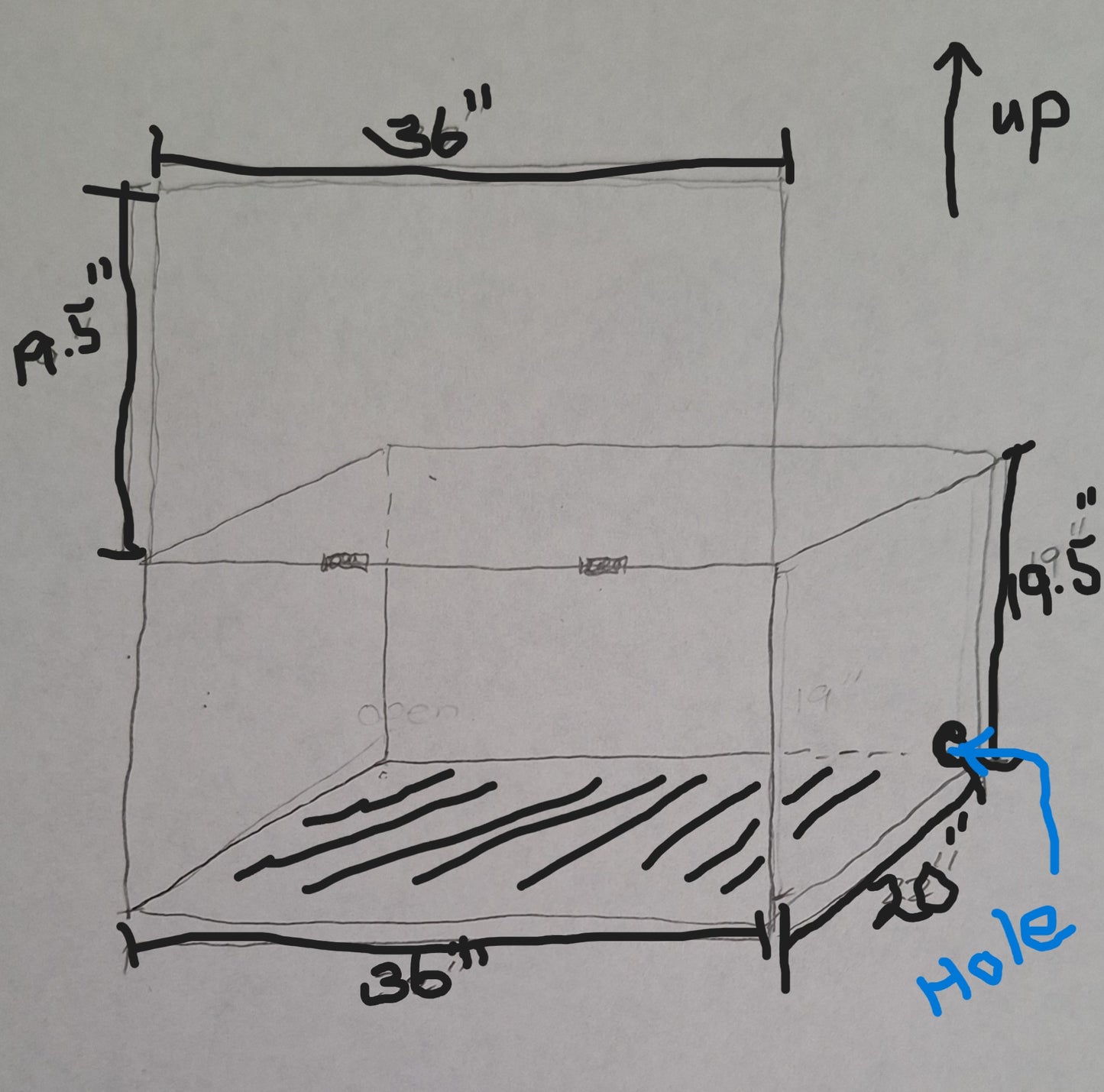 Custom Made Lexan Polycarbonate Box With Hinged Top Lid