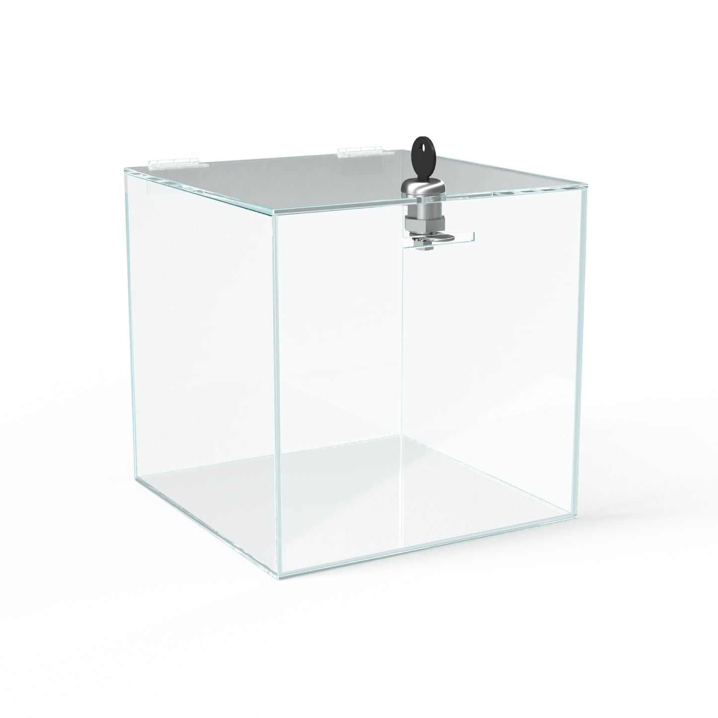 (6) Clear Acrylic Boxes With Camlock