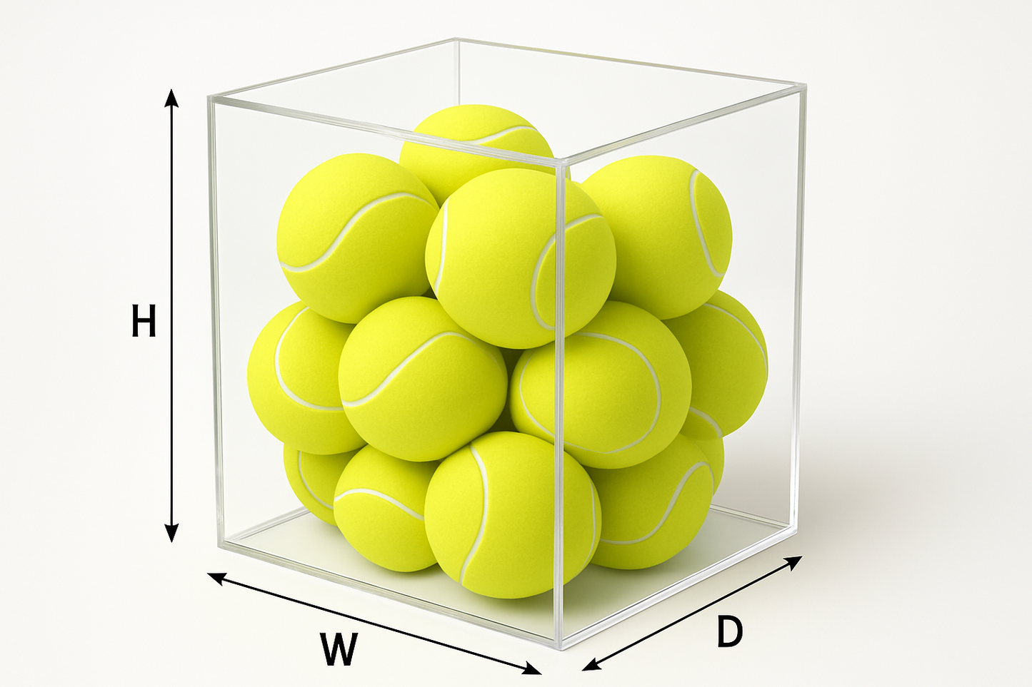 Order with pleximart your 5 sided clear acrylic plexiglass display case or box 3/16" thick