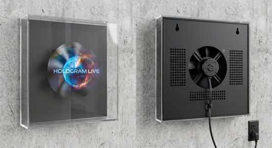 Custom Acrylic Shadow Box/Display Enclosure Made For A 3D Hologram Fan.