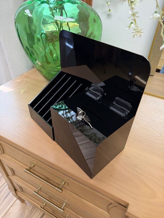 Custom Made Black Acrylic Display