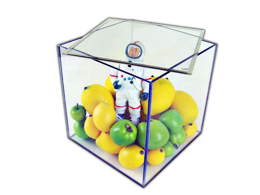 Custom Made Clear Acrylic Display Boxes With Easy Removable Top Lids