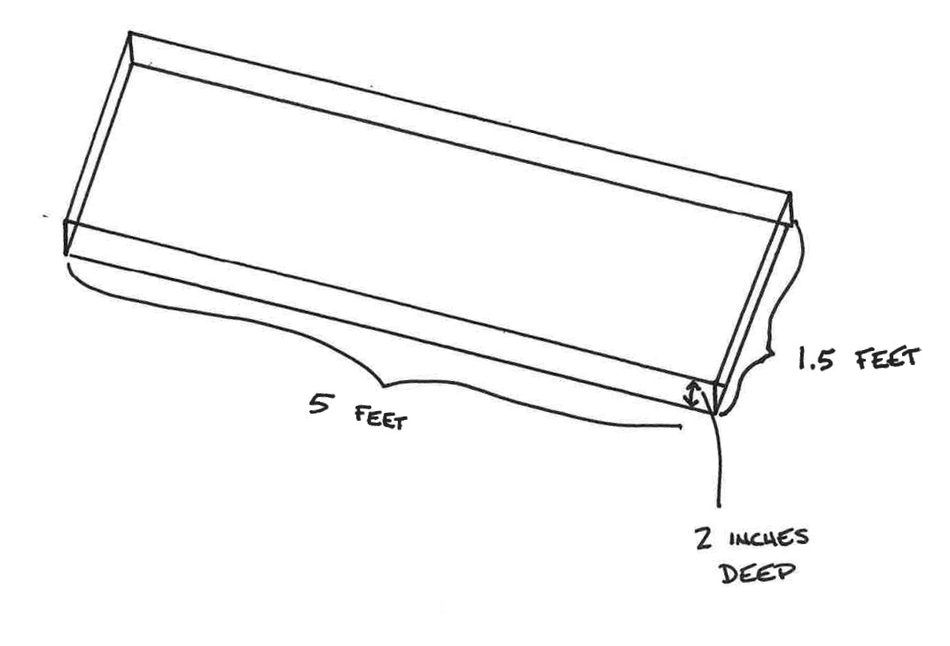 Custom Made Clear Acrylic Tray Fabricated For A Lobby Display