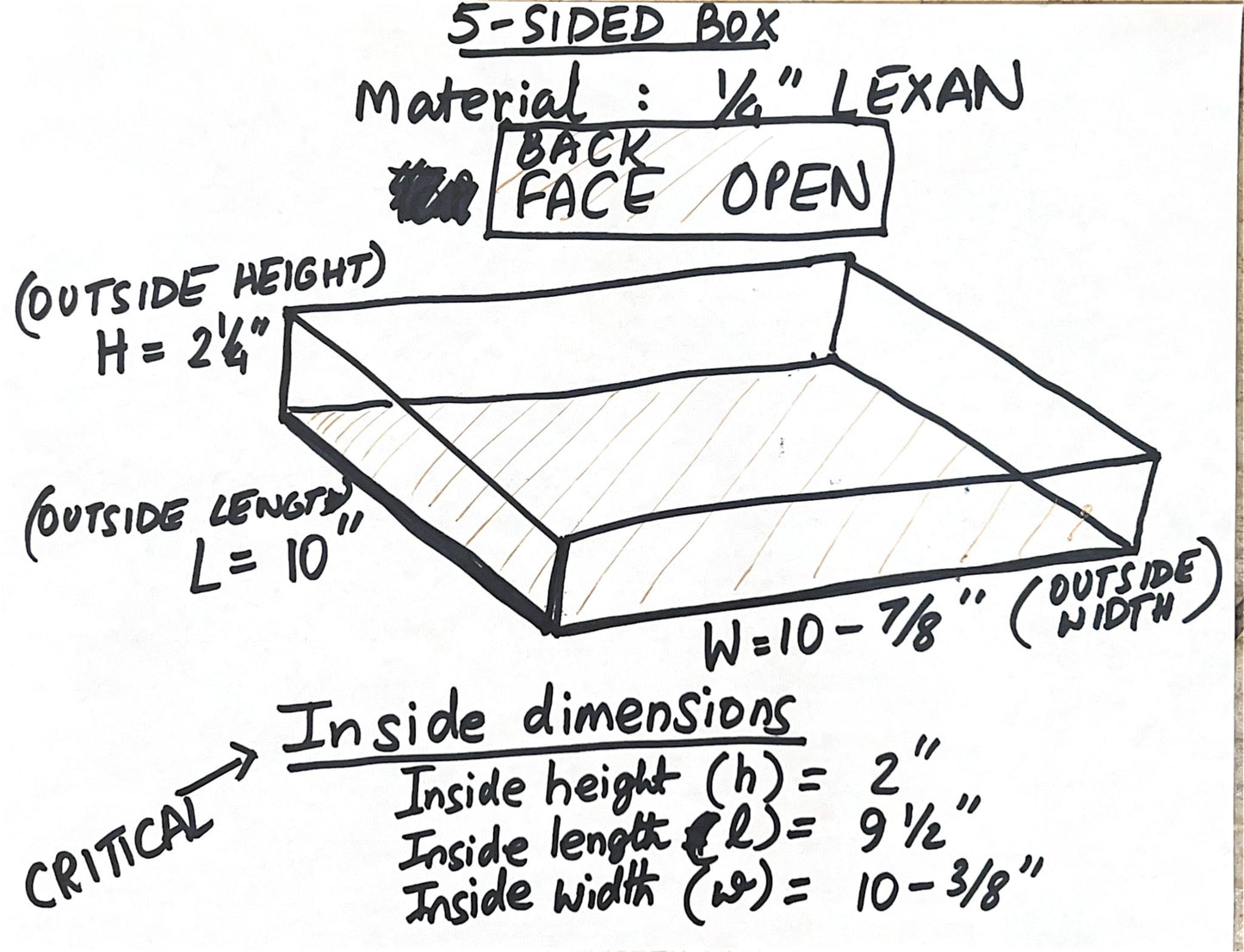 Custom Made Clear Lexan Polycarbonate Box With Rounded Edges